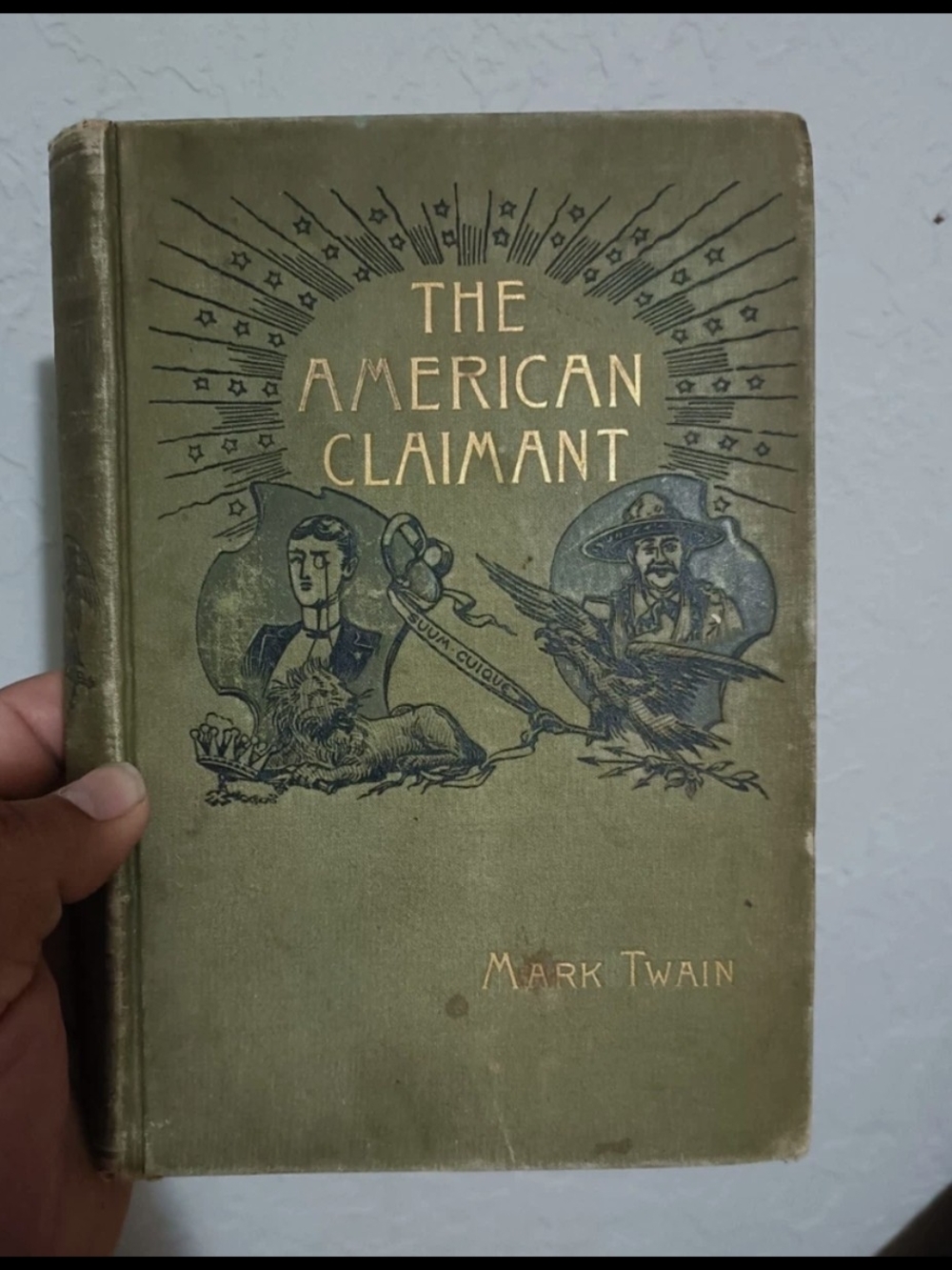 Antique Rare Book The American Claimant - Mark Twain - HC 1st Ed. 1892